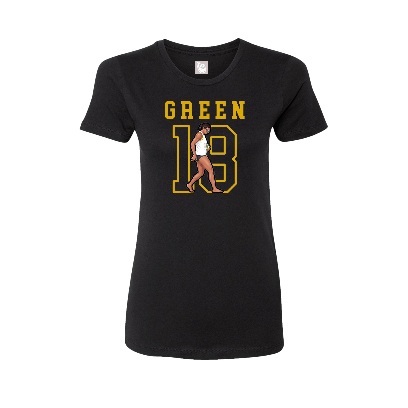 Fitted Women's Tee — Shirsey in Black