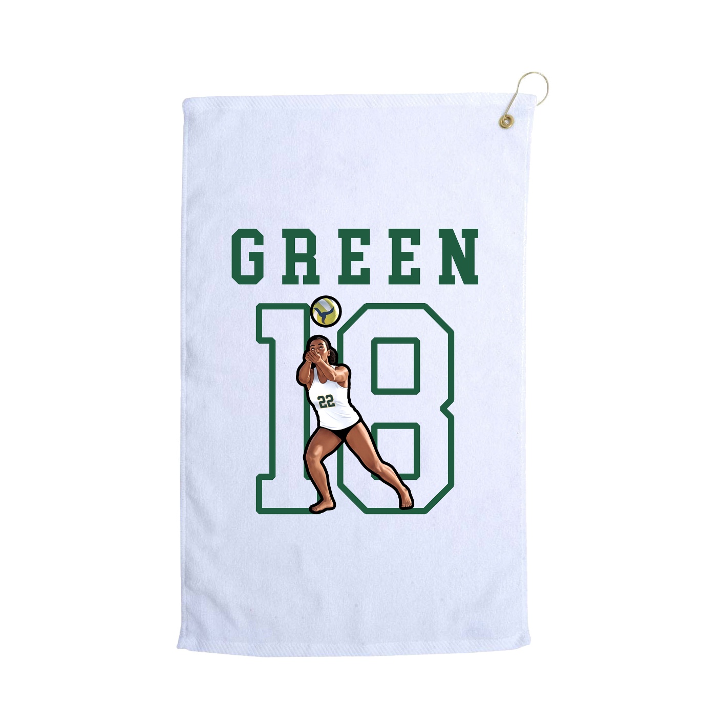 Golf Towel — Shirsey in White