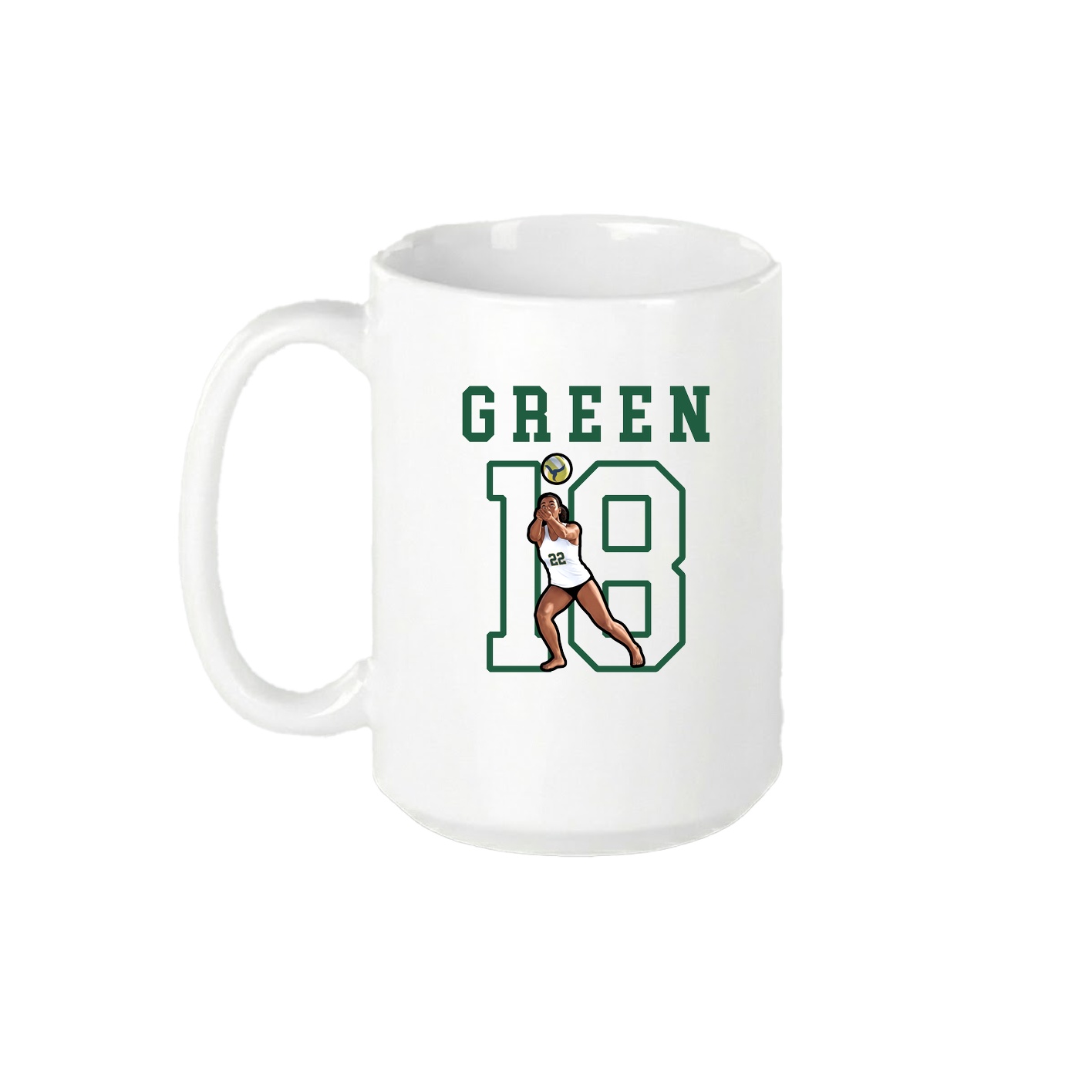 15oz Coffee Mug — Shirsey in White