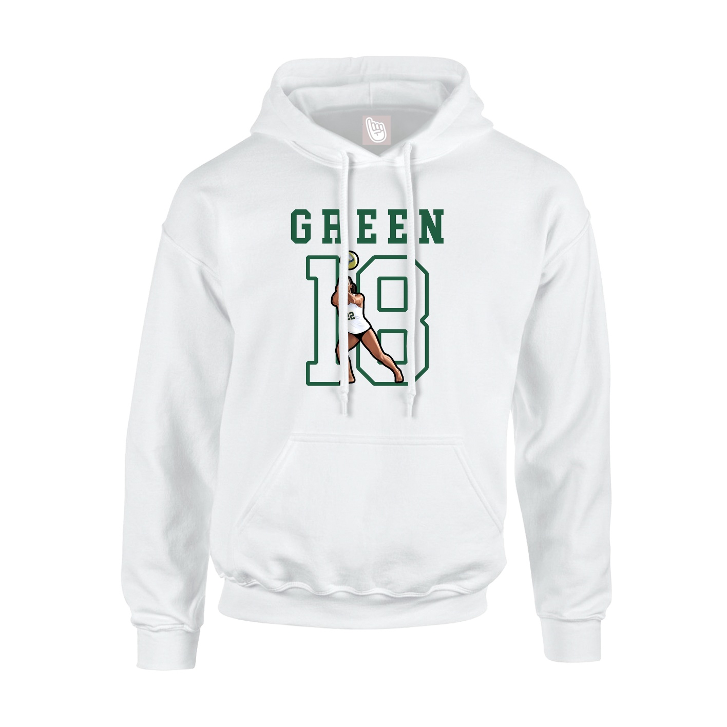 Youth Hoodie — Shirsey in White