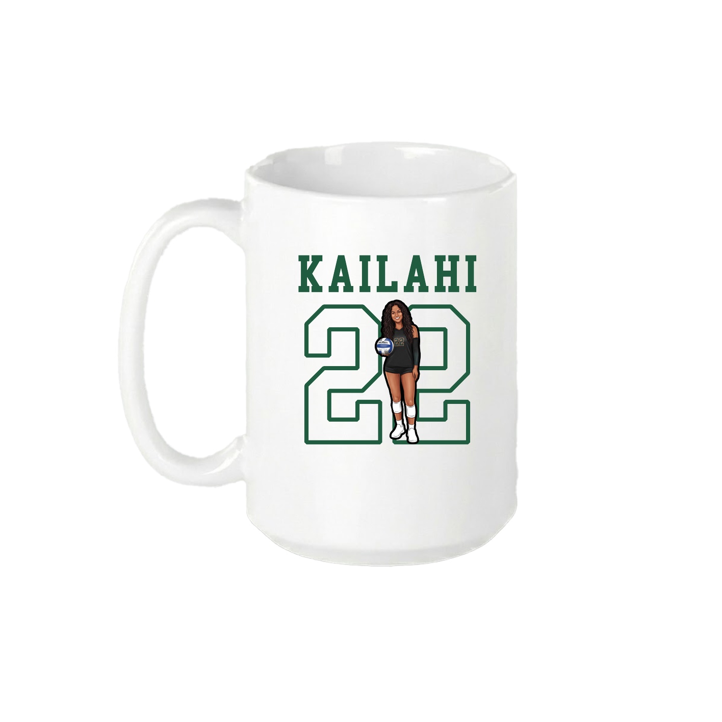 15oz Coffee Mug — Shirsey in White