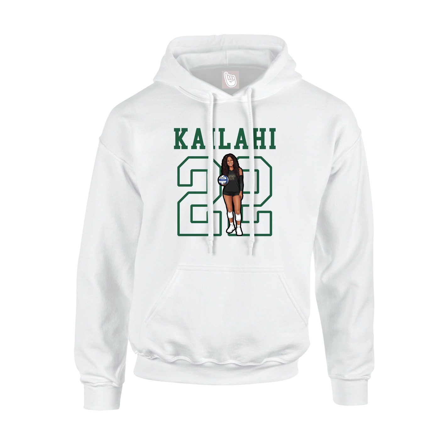 Hoodie — Shirsey in White