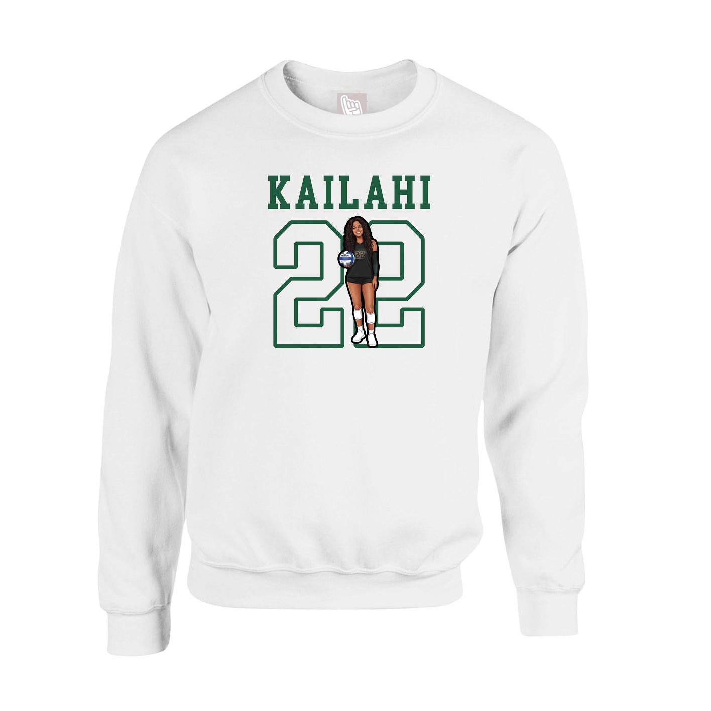 Fleece Crew — Shirsey in White
