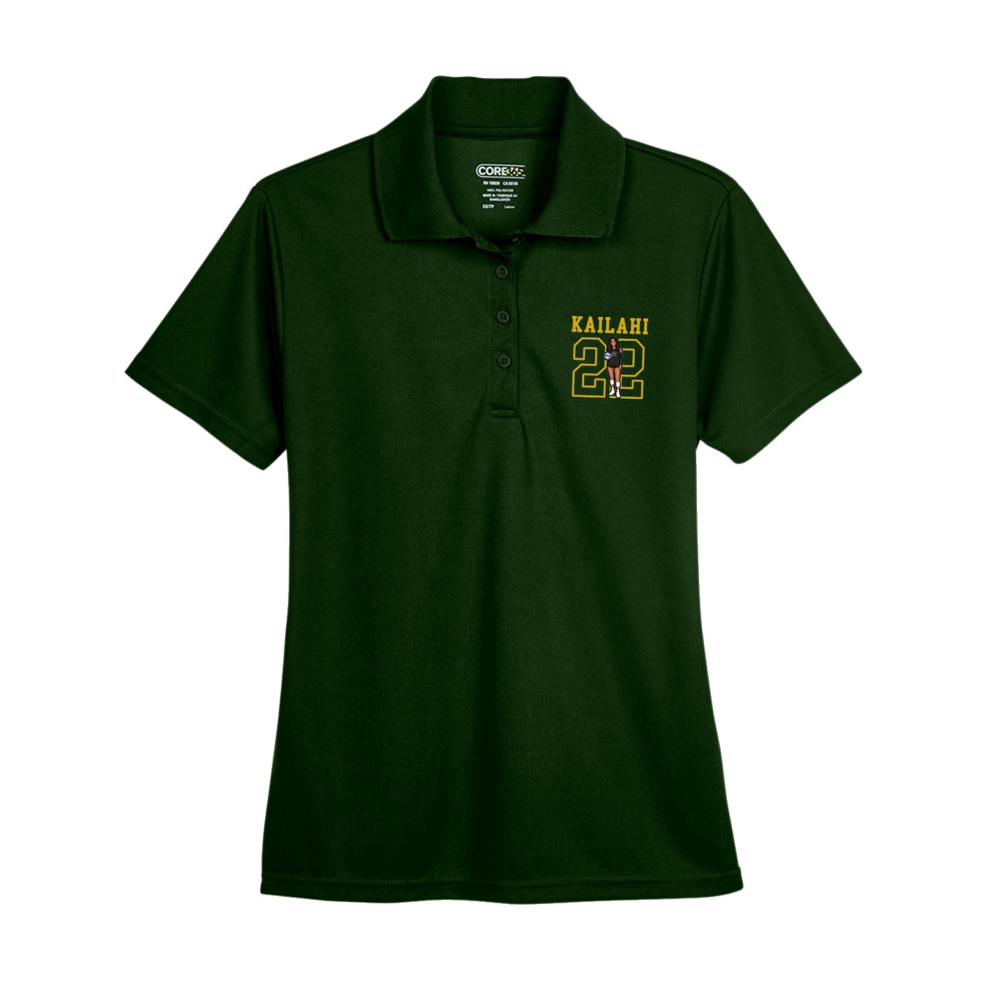 Womens Performance Polo — Shirsey in Green