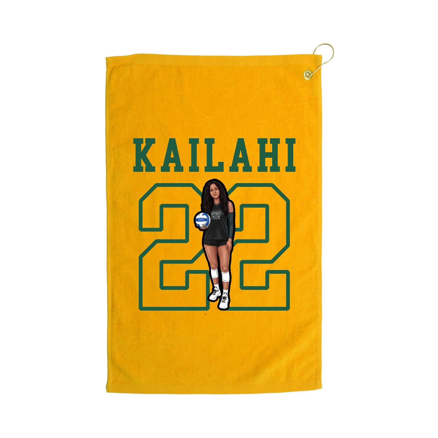 Golf Towel — Shirsey in Gold