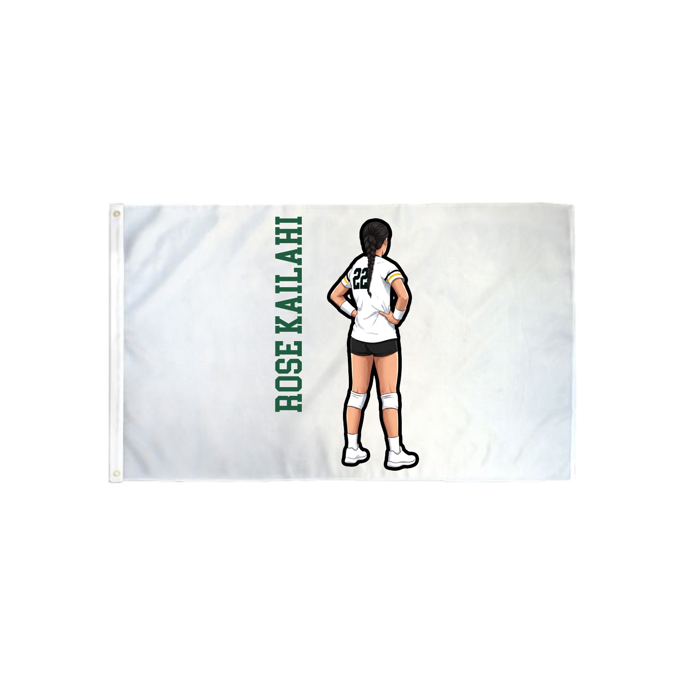 3x5 Flag — Name Vertical in Classic