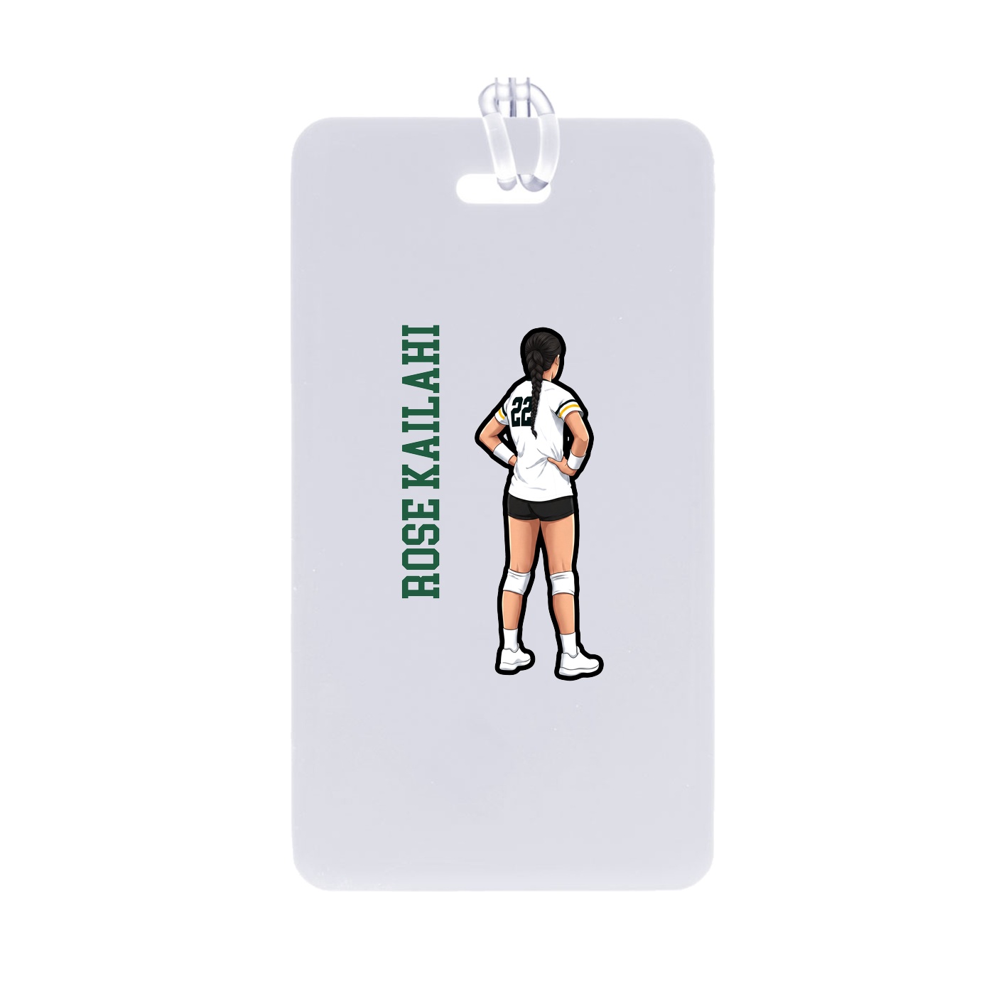 Bag Tag — Name Vertical in Classic
