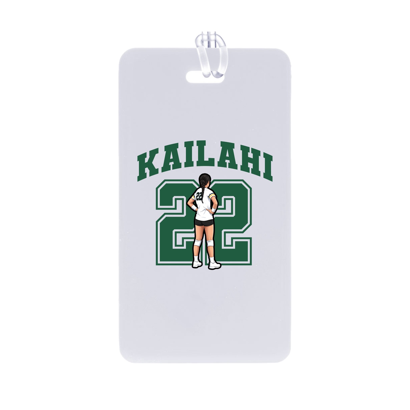 Bag Tag — Number in Classic