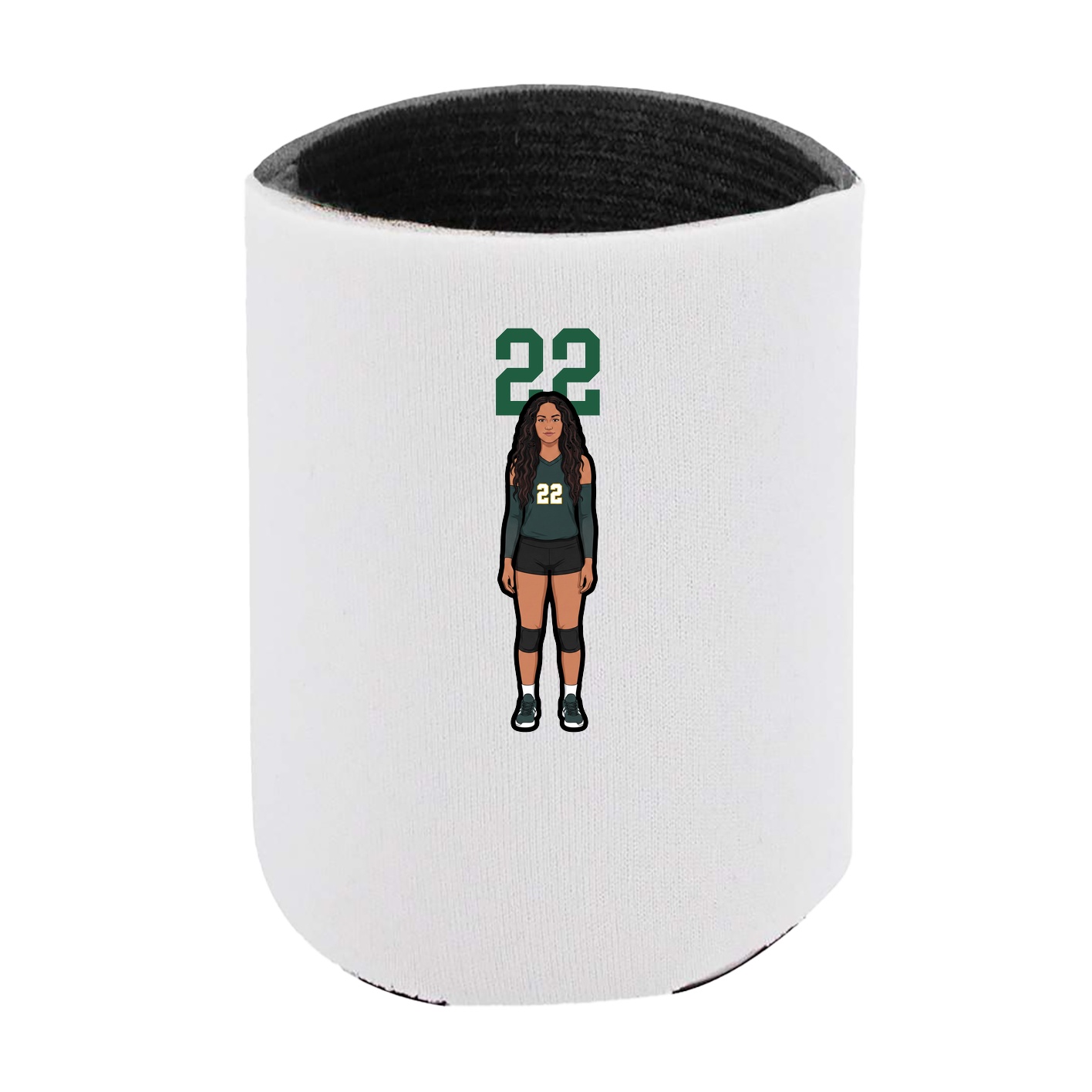 Can Holder — Number Top in White