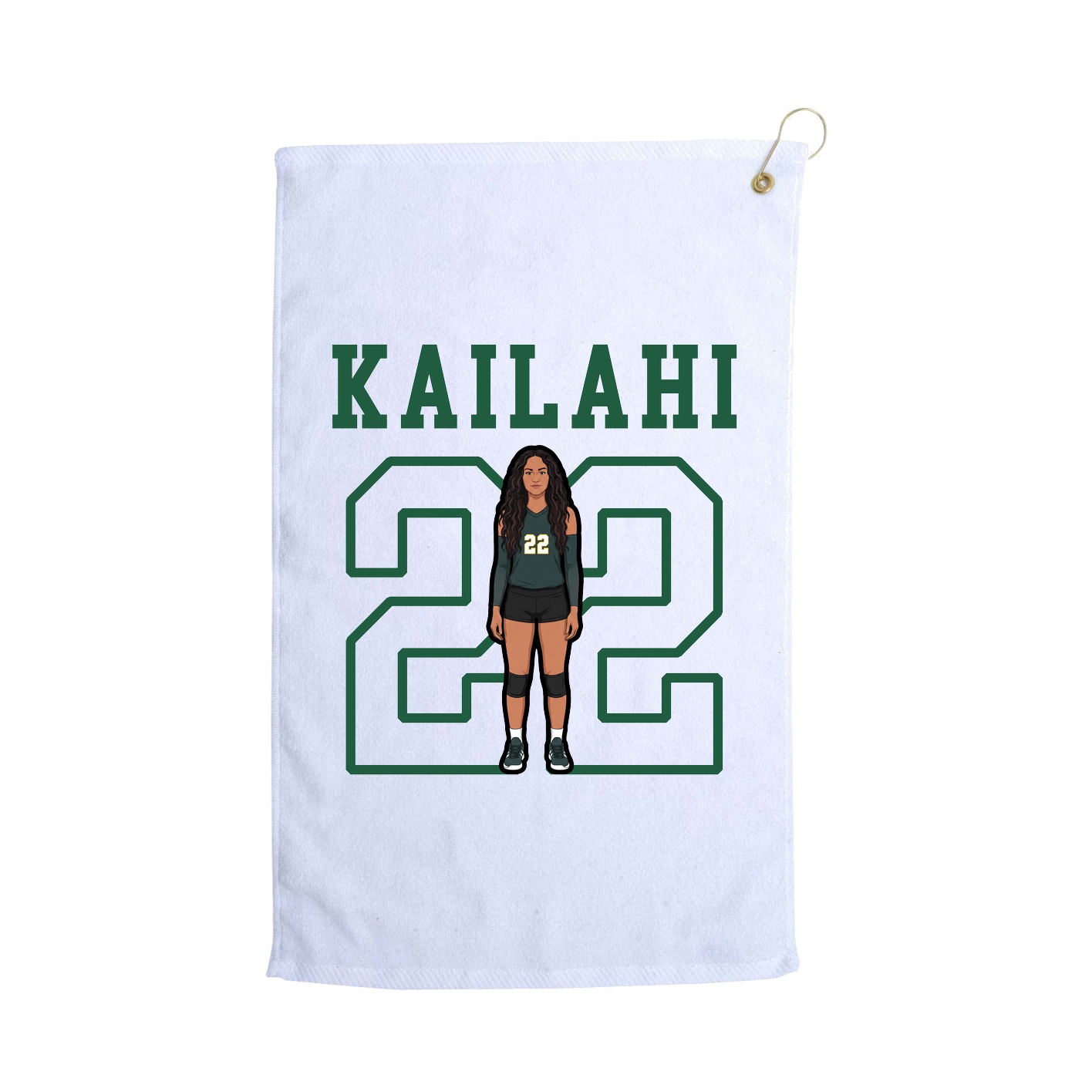 Golf Towel — Shirsey in White