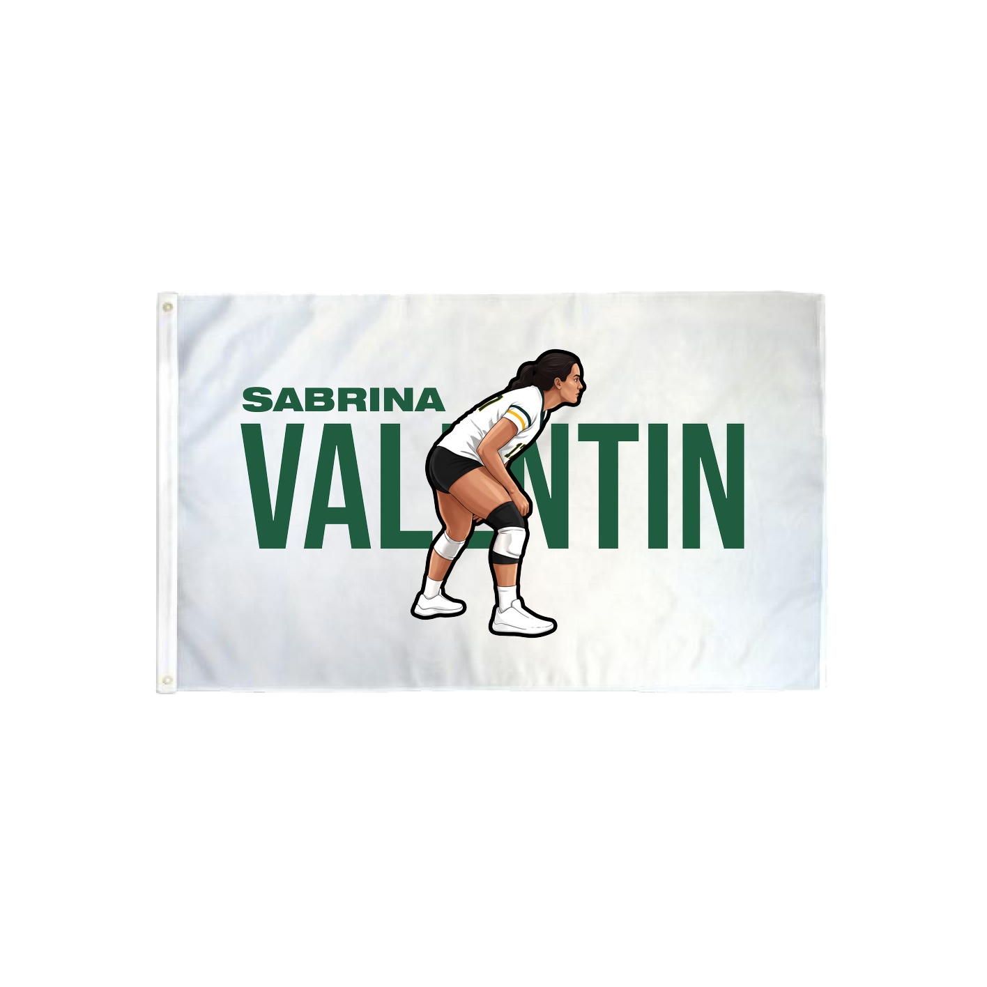3x5 Flag — Player Name in Classic