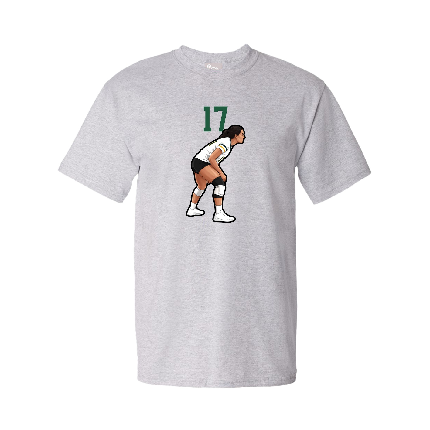 Youth Tee — Number Top in Grey