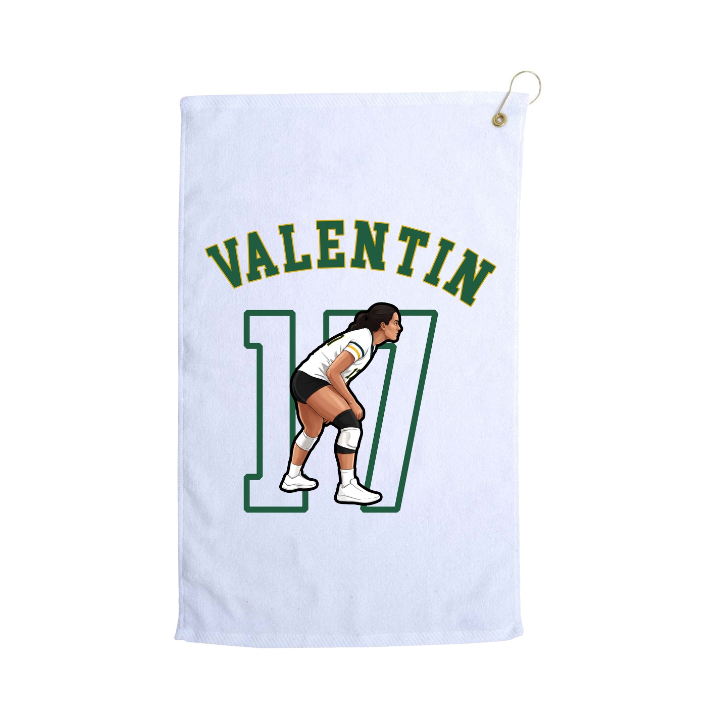 Golf Towel — Shirsey Arch in White