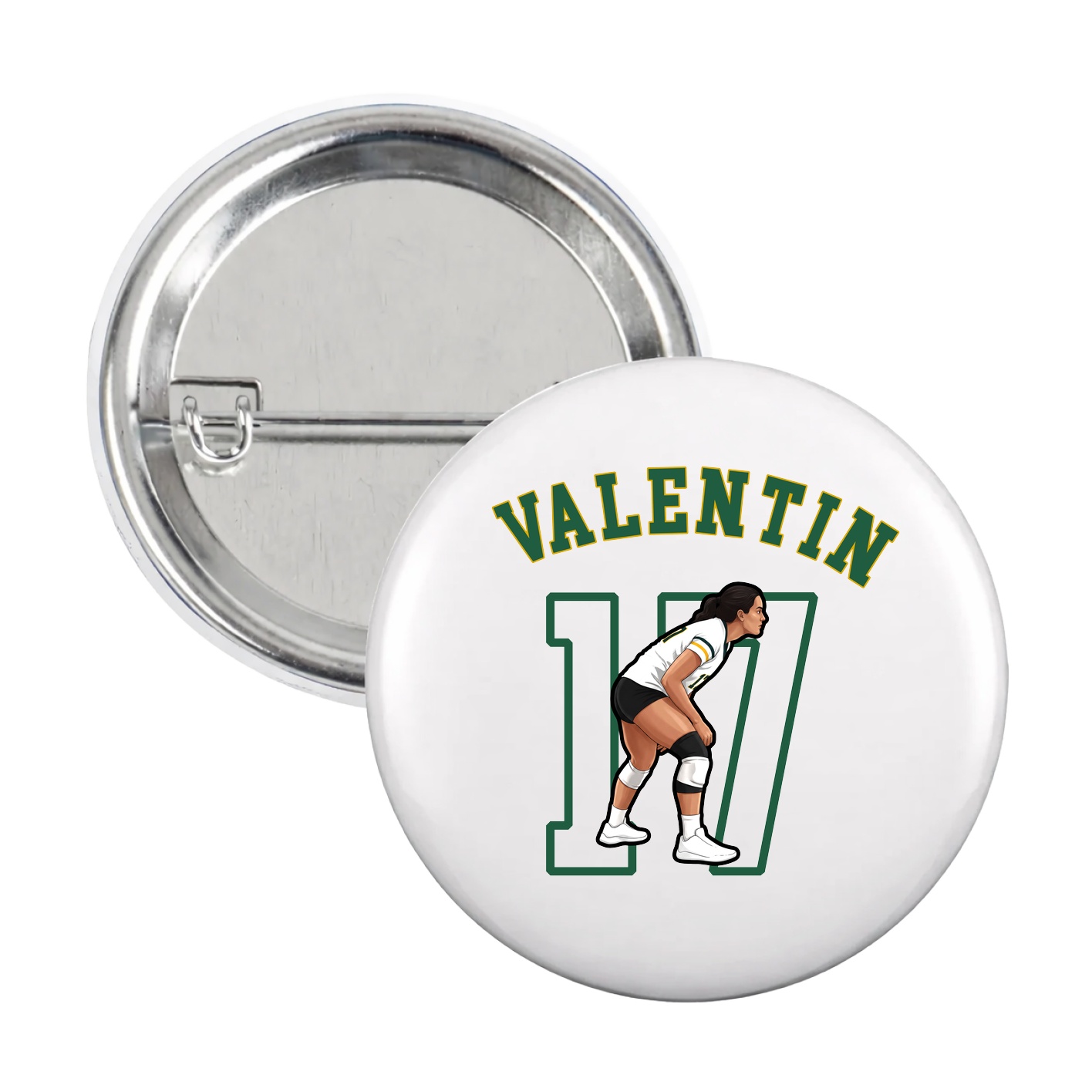 Game Day Button — Shirsey Arch in White