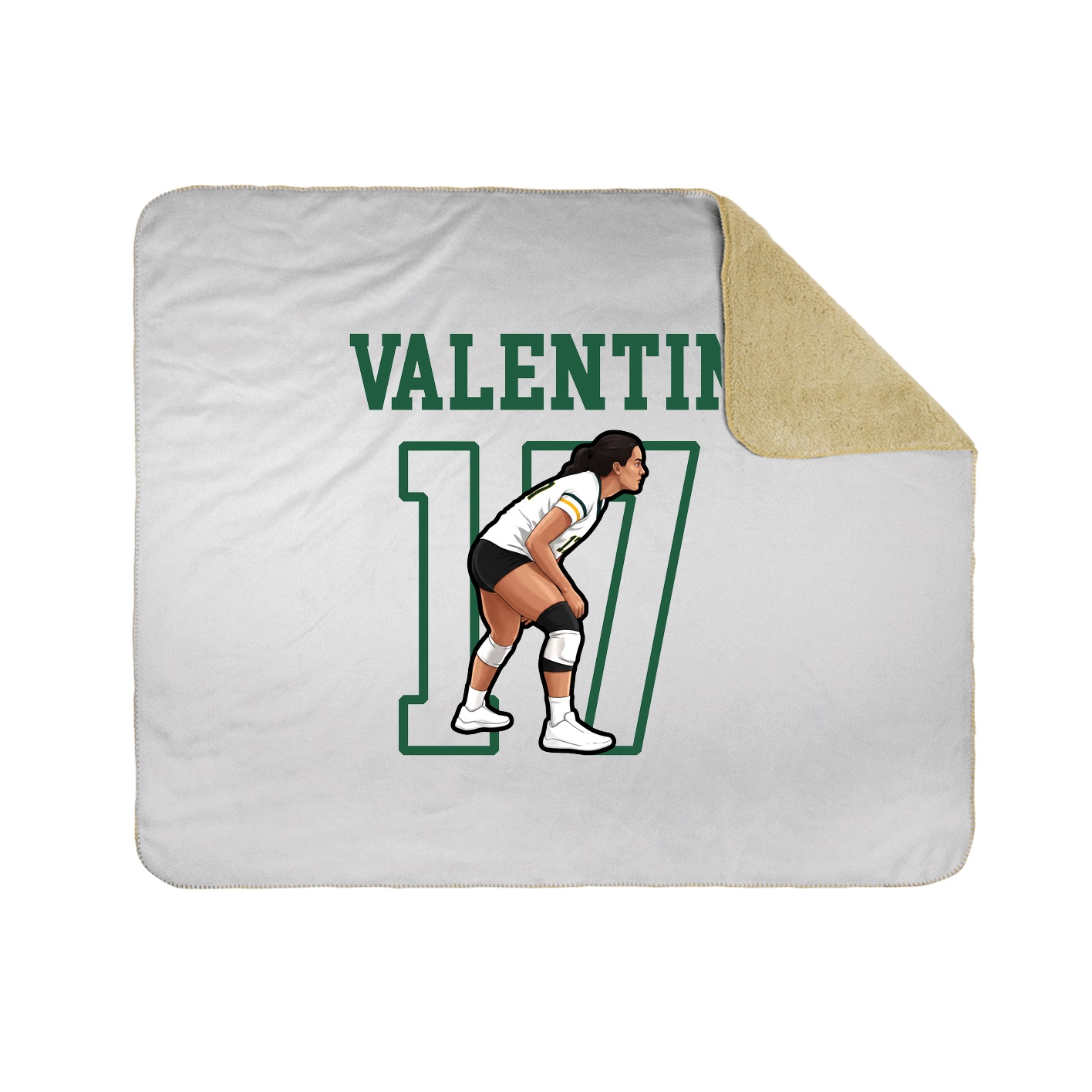Throw Blanket — Shirsey in White