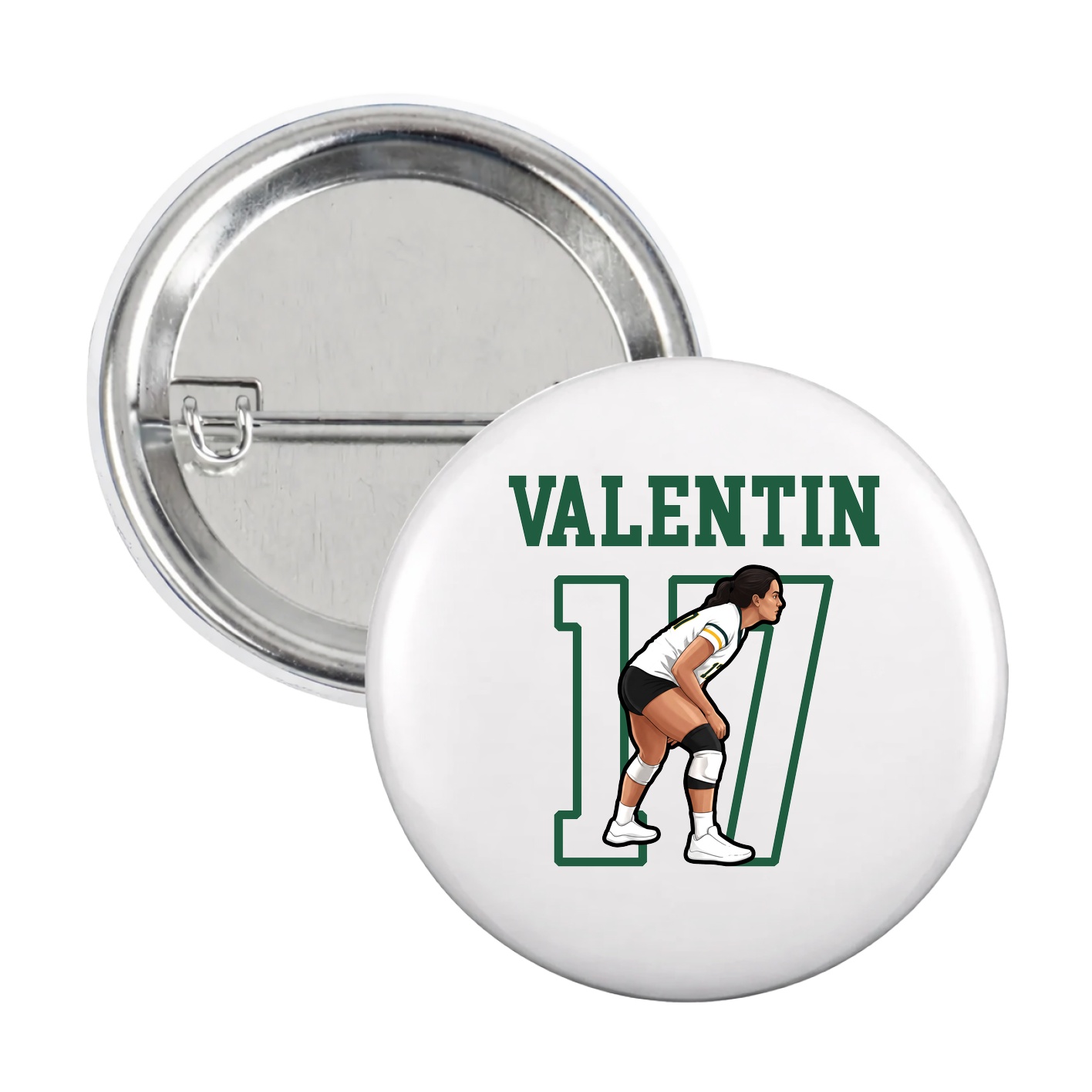 Game Day Button — Shirsey in White