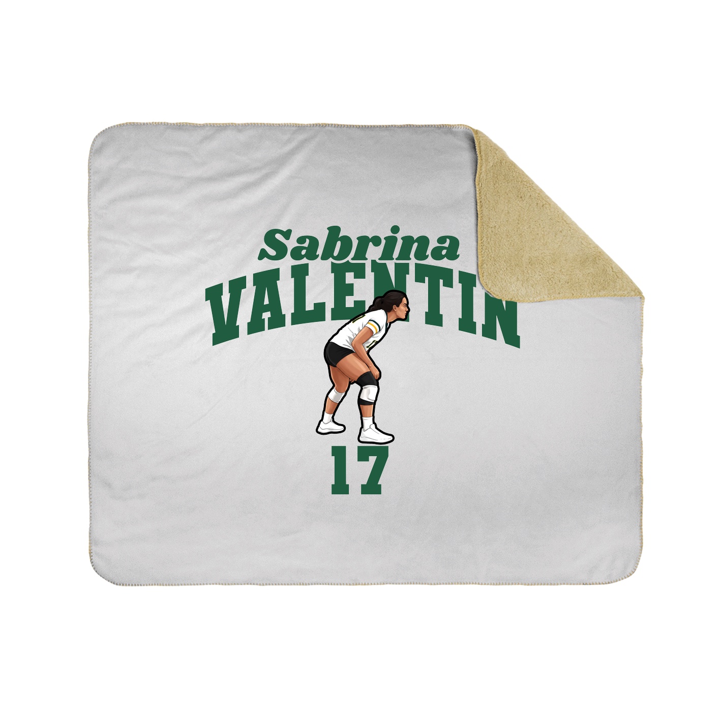 Throw Blanket — Signature Arch in White