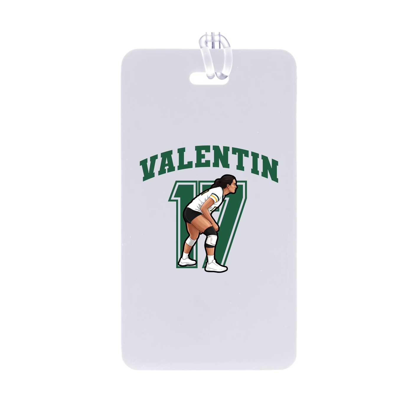 Bag Tag — Number in Classic
