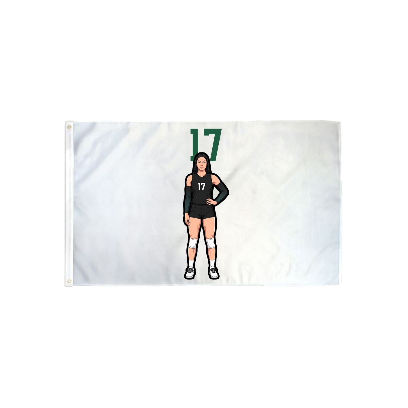 3x5 Flag — Number Top in Classic