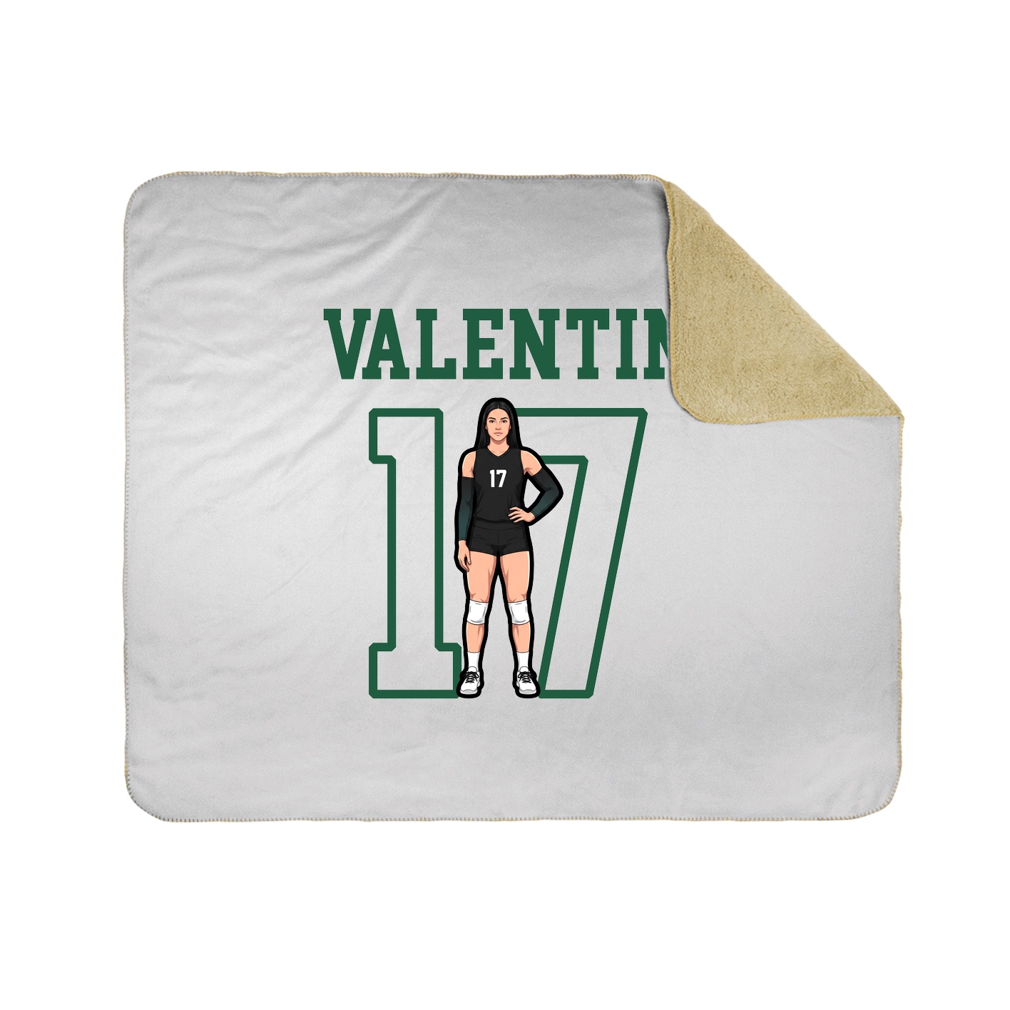 Throw Blanket — Shirsey in White