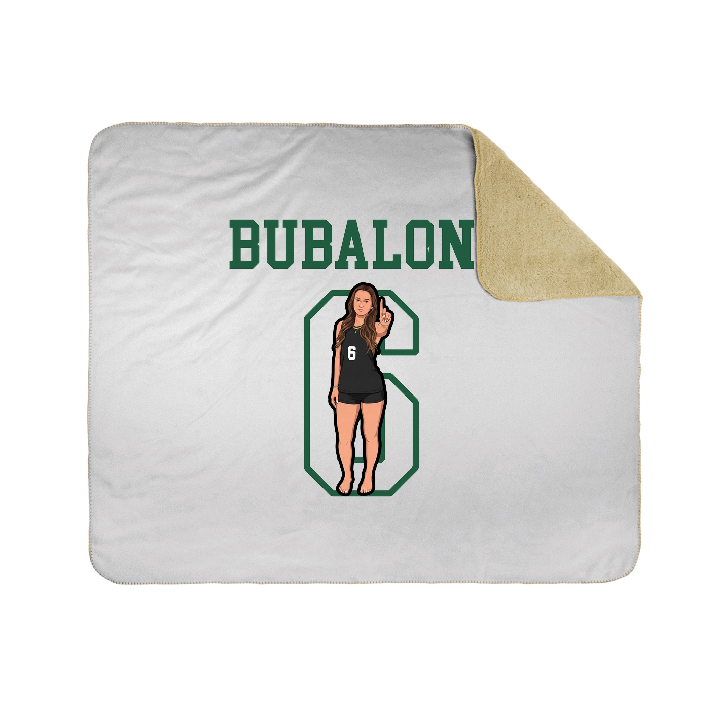 Throw Blanket — Shirsey in White