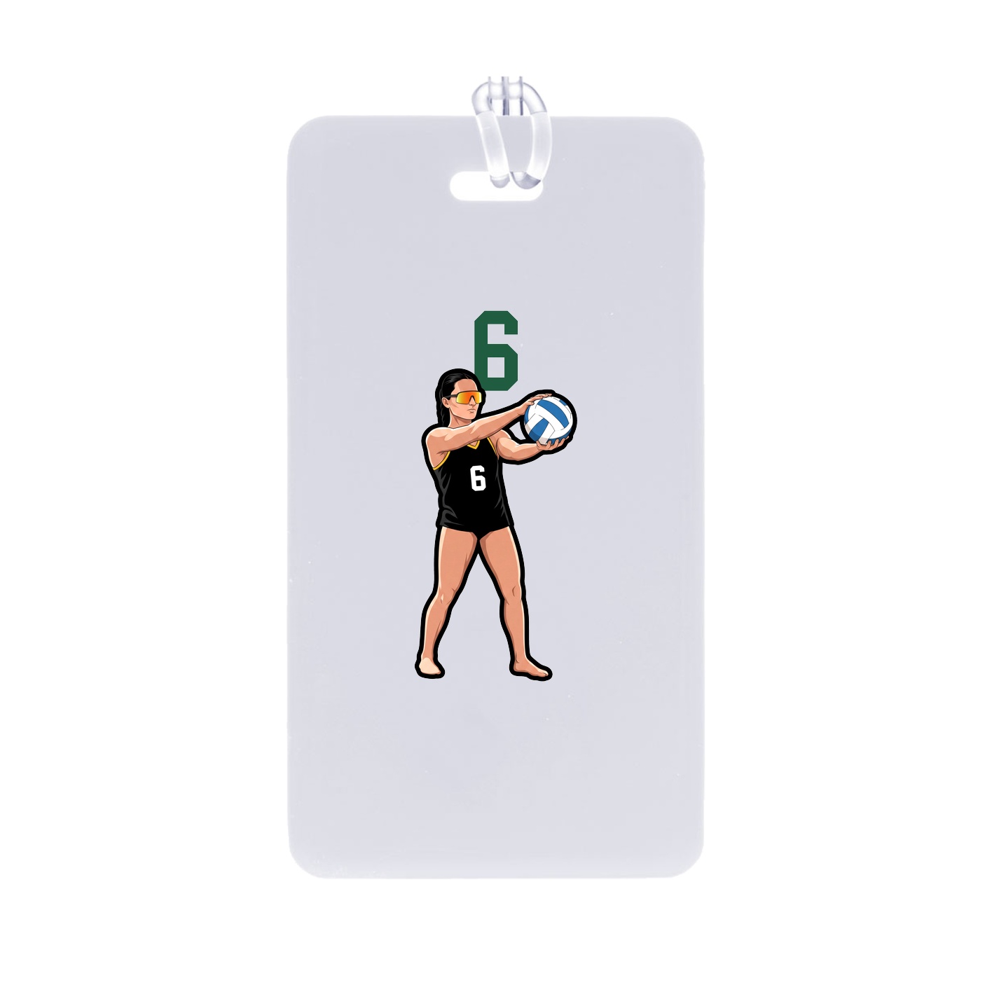Bag Tag — Number Top in Classic