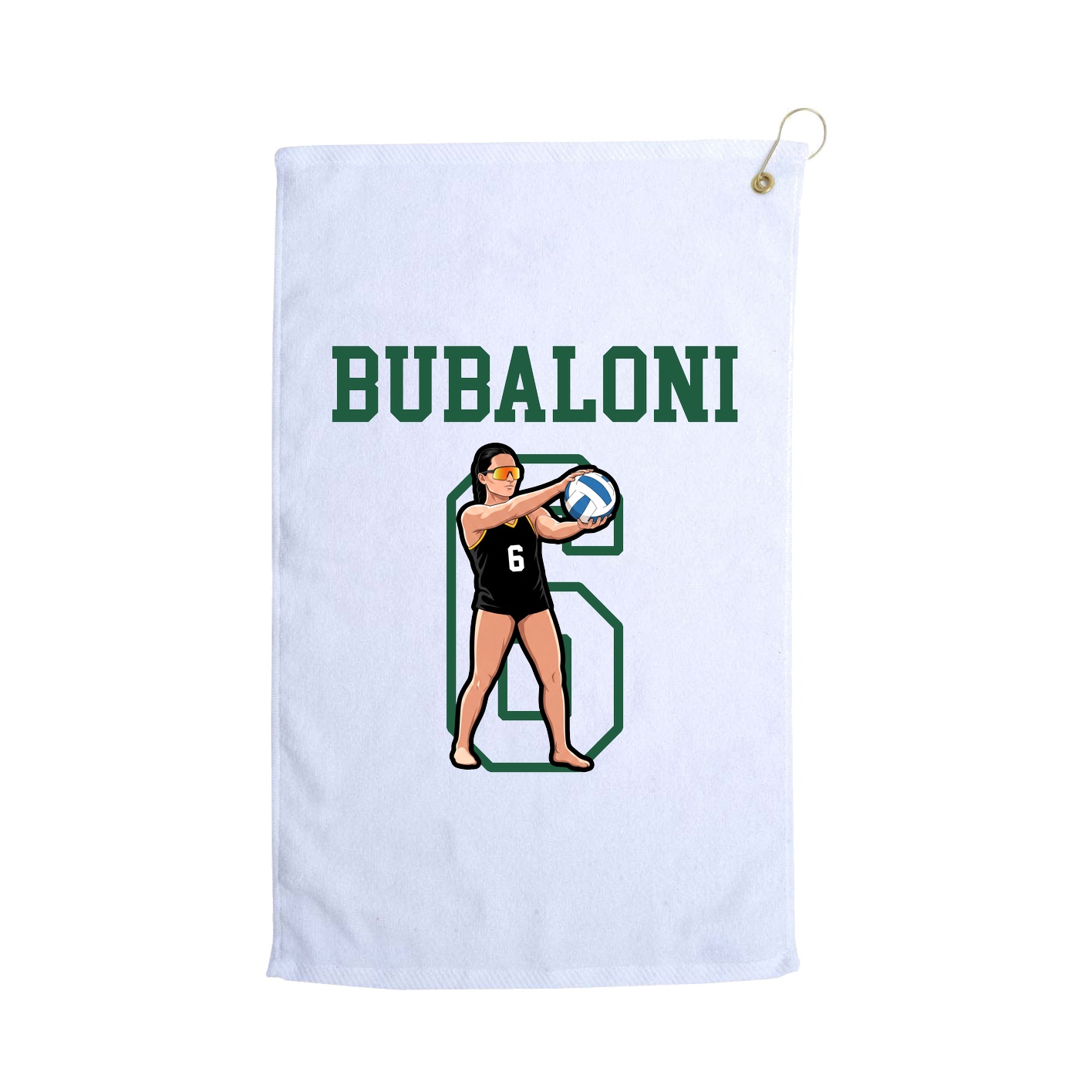Golf Towel — Shirsey in White