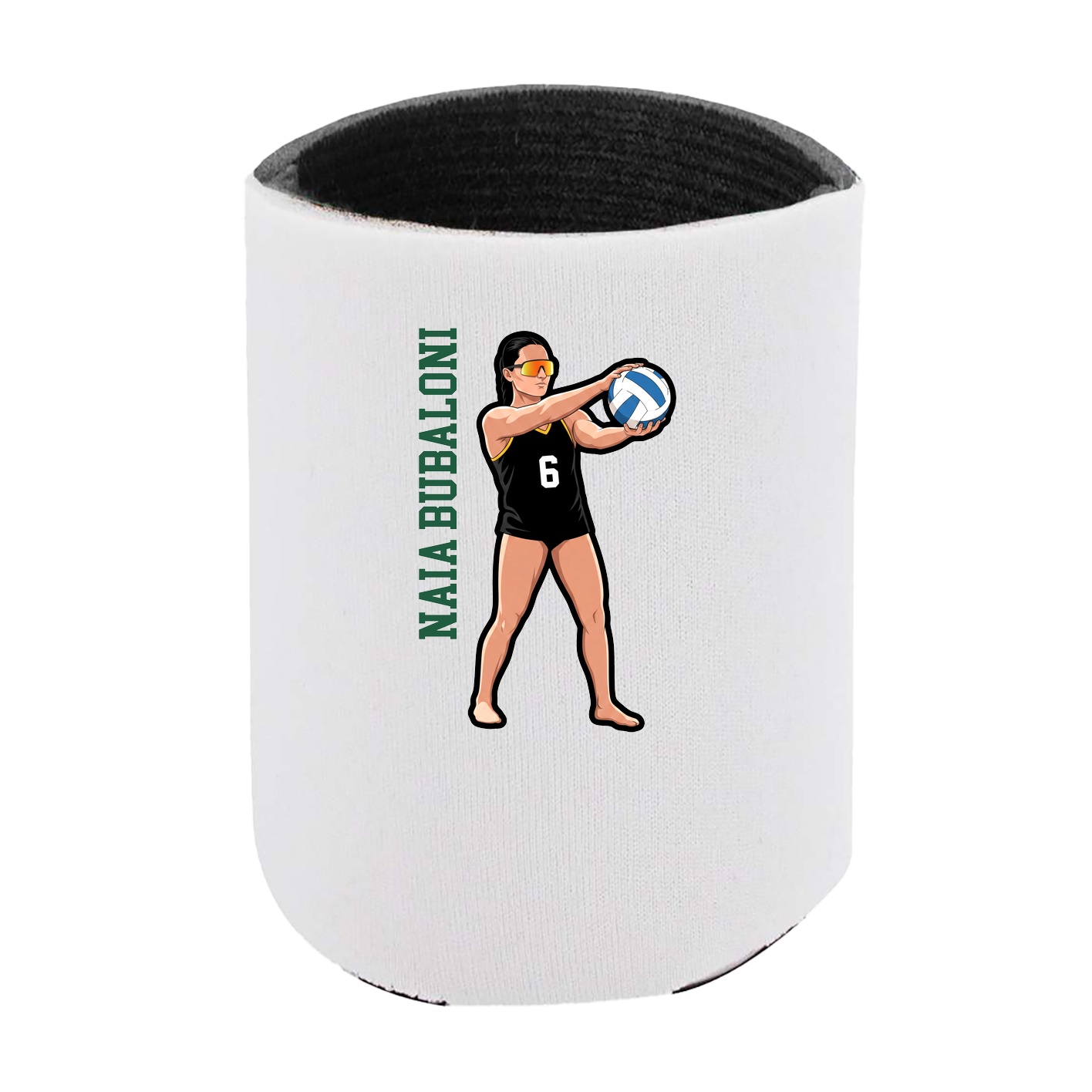 Can Holder — Name Vertical in White