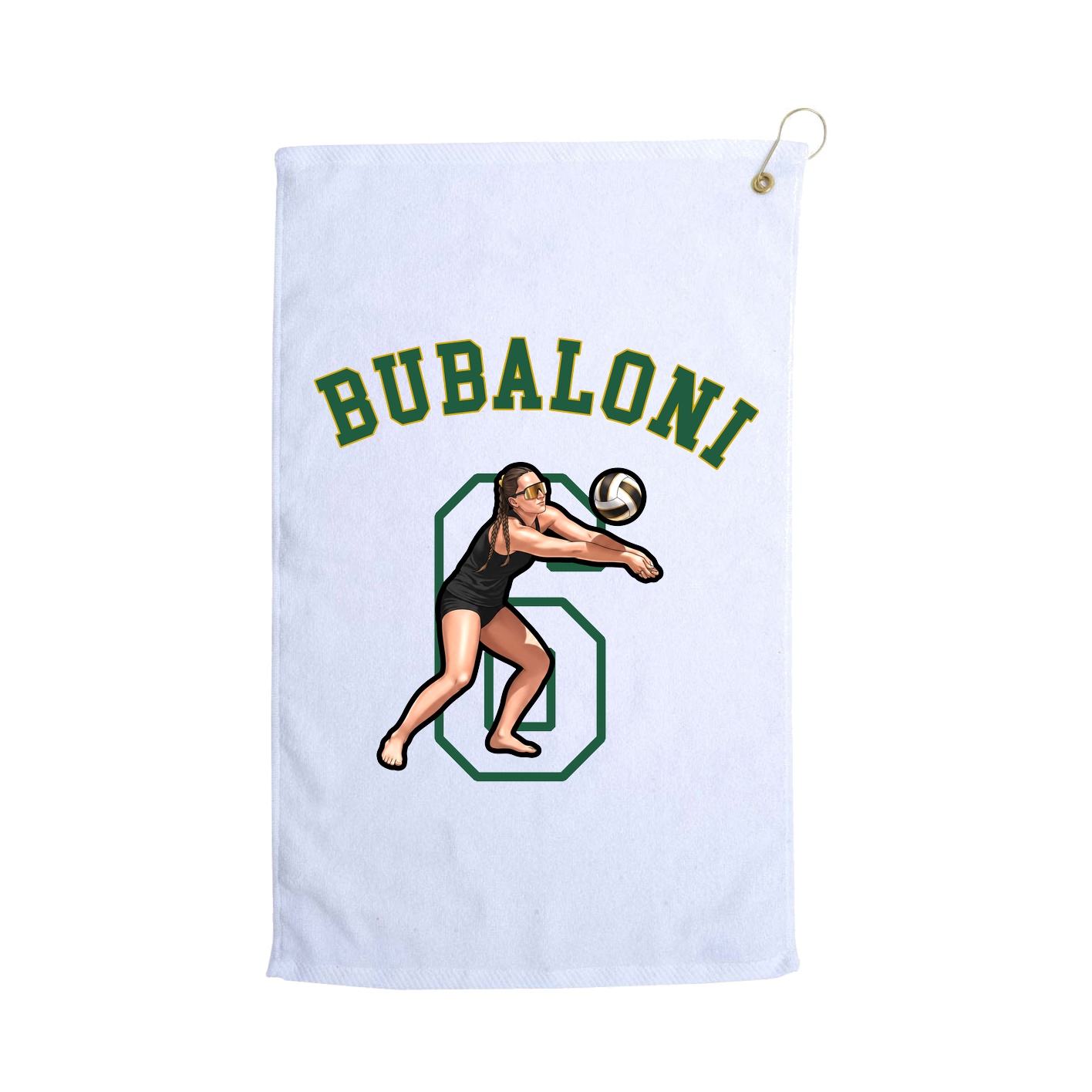 Golf Towel — Shirsey Arch in White