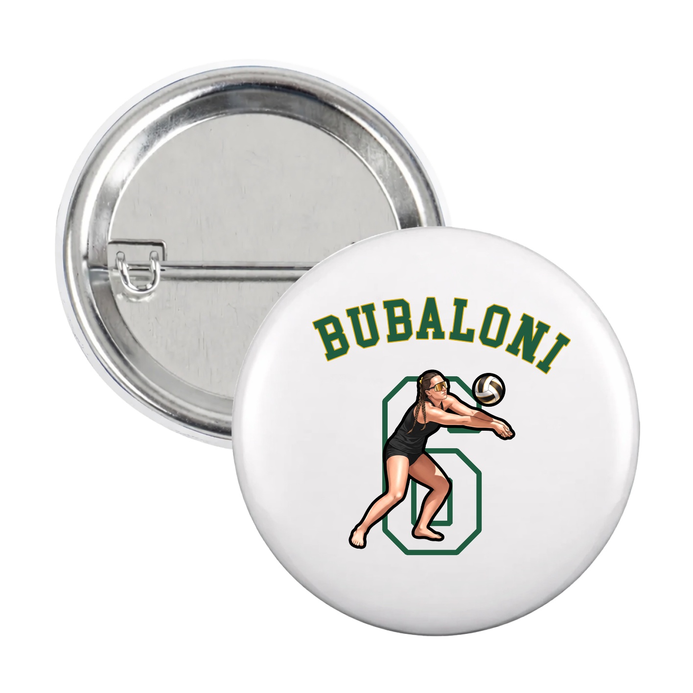 Game Day Button — Shirsey Arch in White