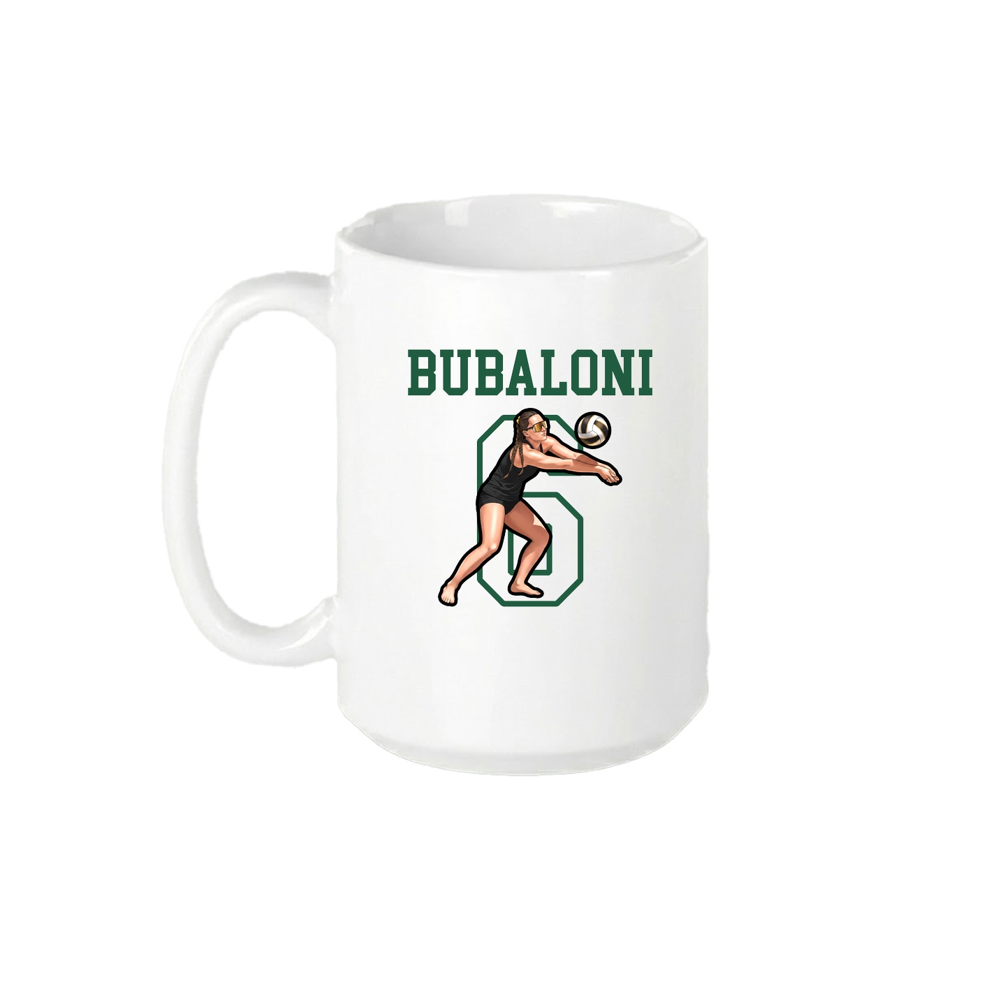 15oz Coffee Mug — Shirsey in White