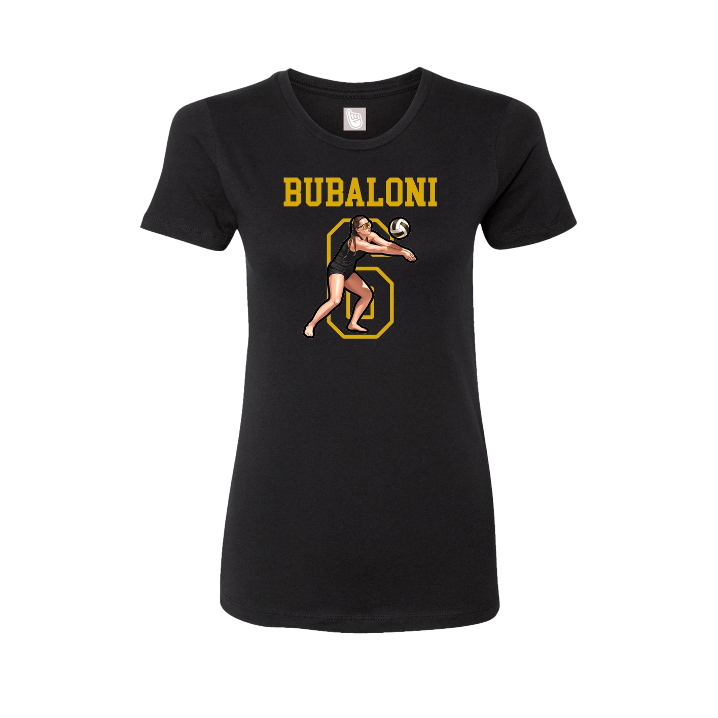 Fitted Women's Tee — Shirsey in Black
