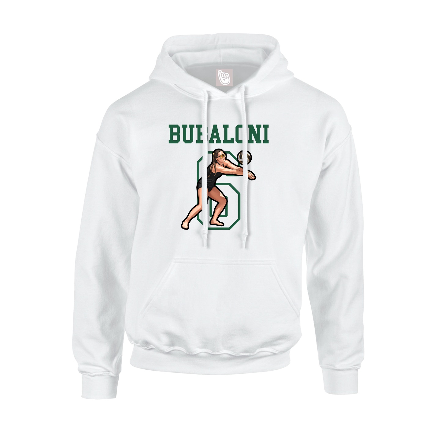 Youth Hoodie — Shirsey in White