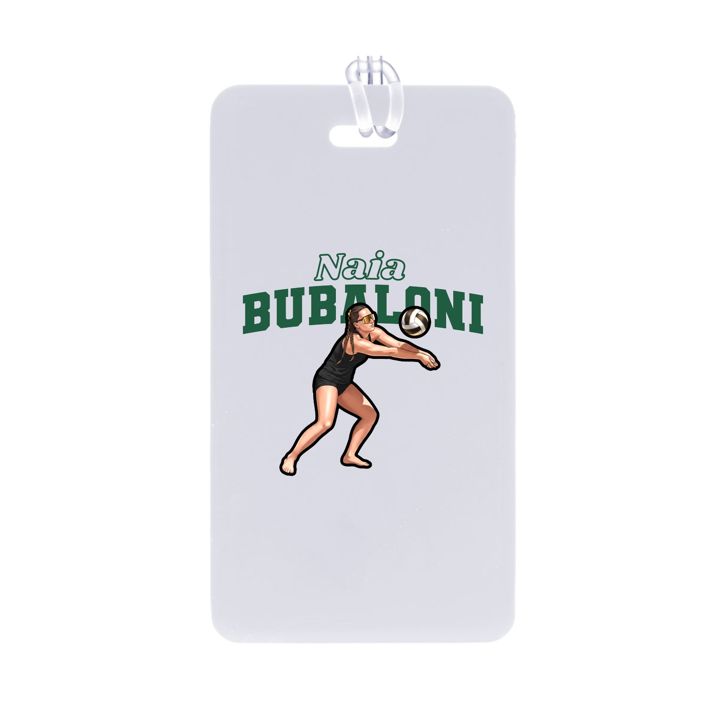 Bag Tag — Name Arch in Classic