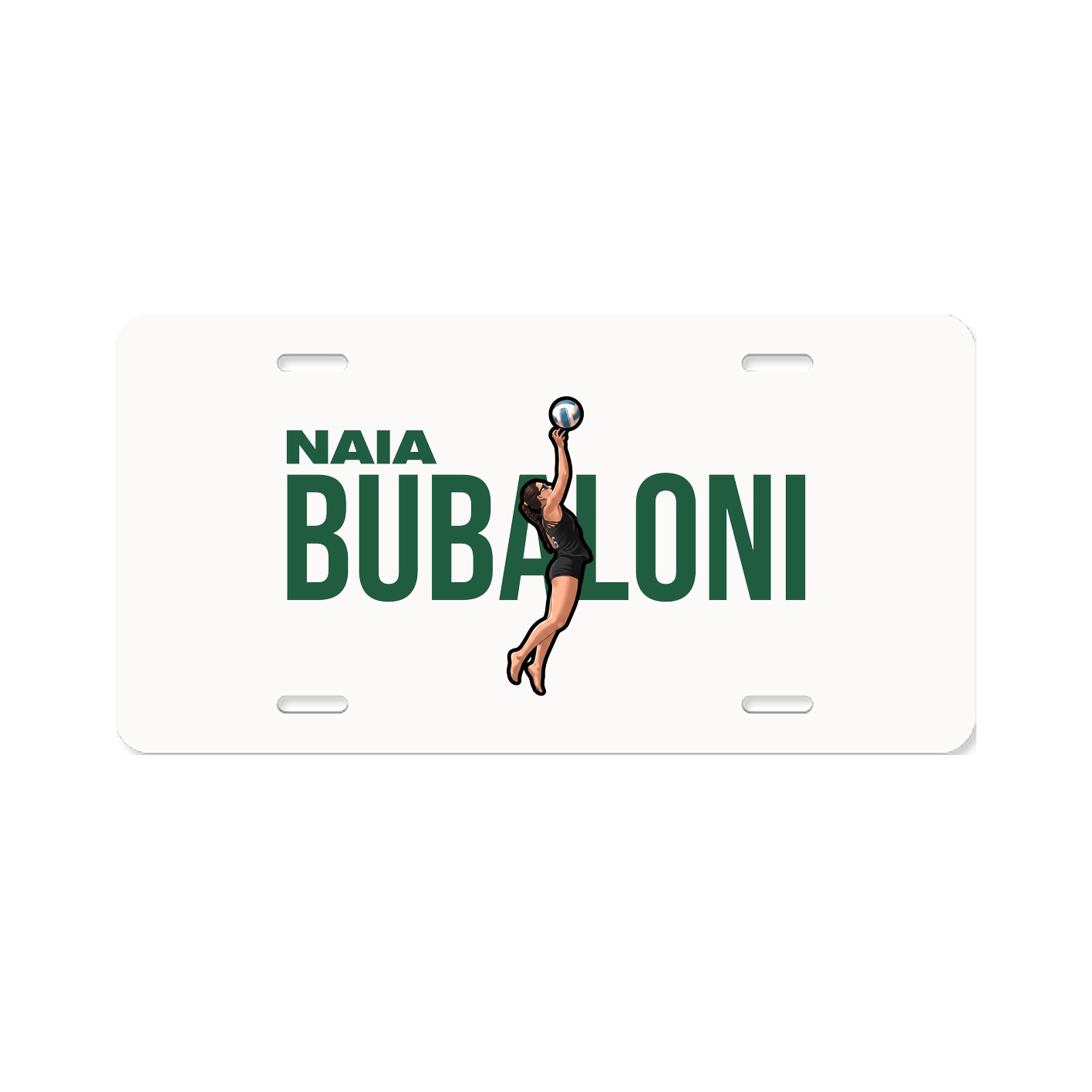 License Plate — Player Name in Classic