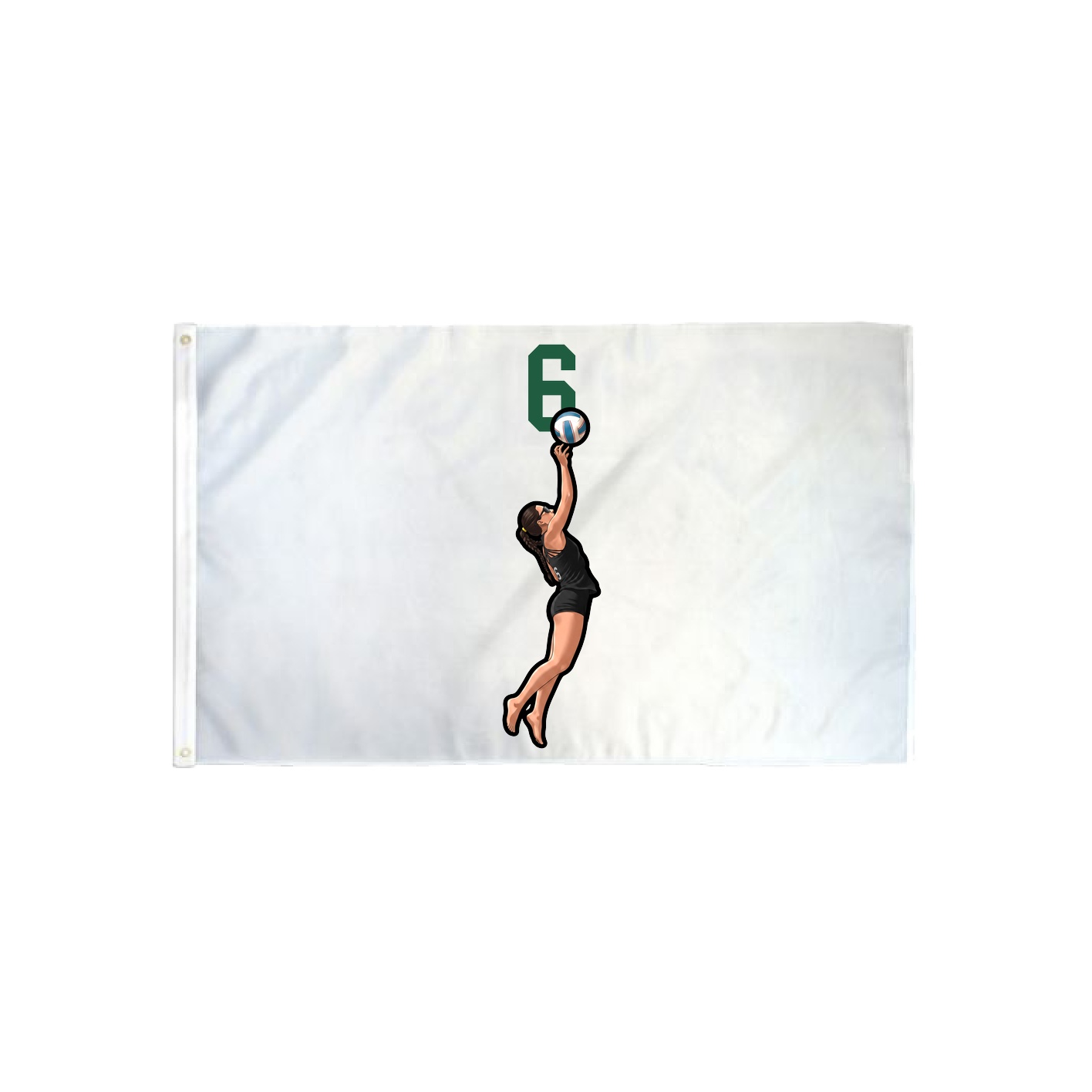 3x5 Flag — Number Top in Classic