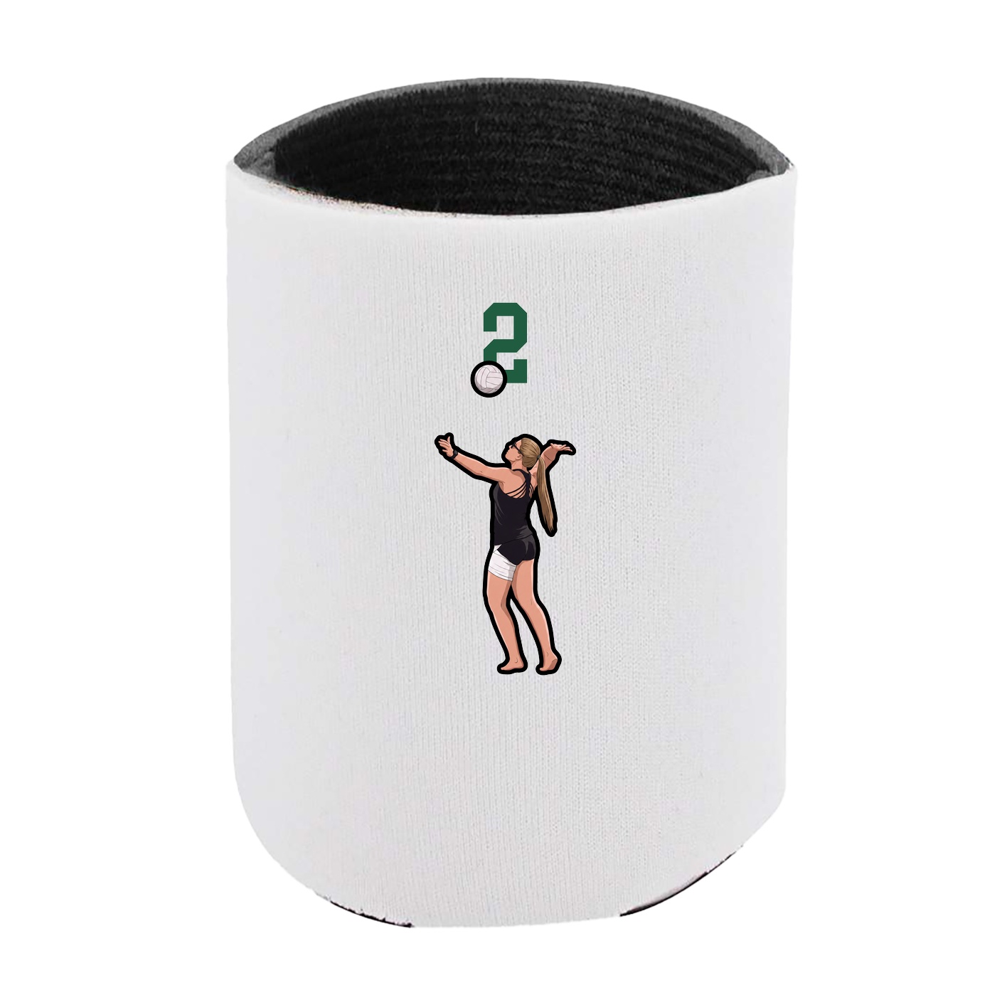 Can Holder — Number Top in White