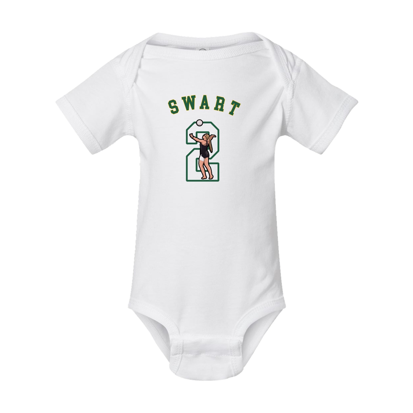 Baby Onesie — Shirsey Arch in White