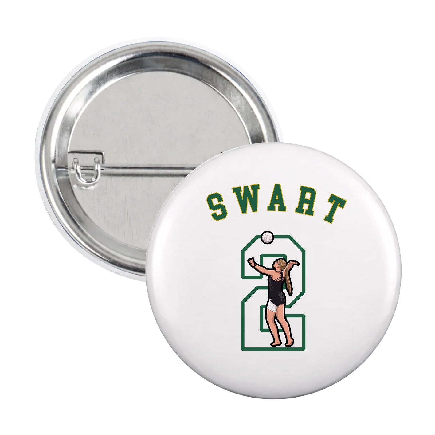 Game Day Button — Shirsey Arch in White