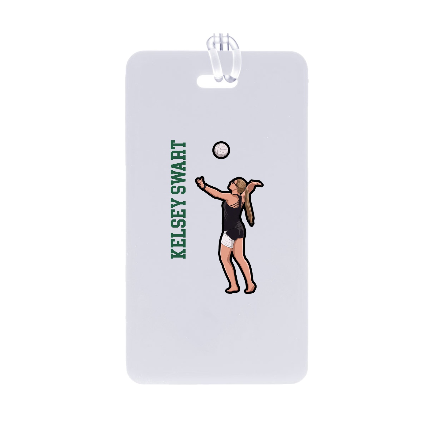 Bag Tag — Name Vertical in Classic