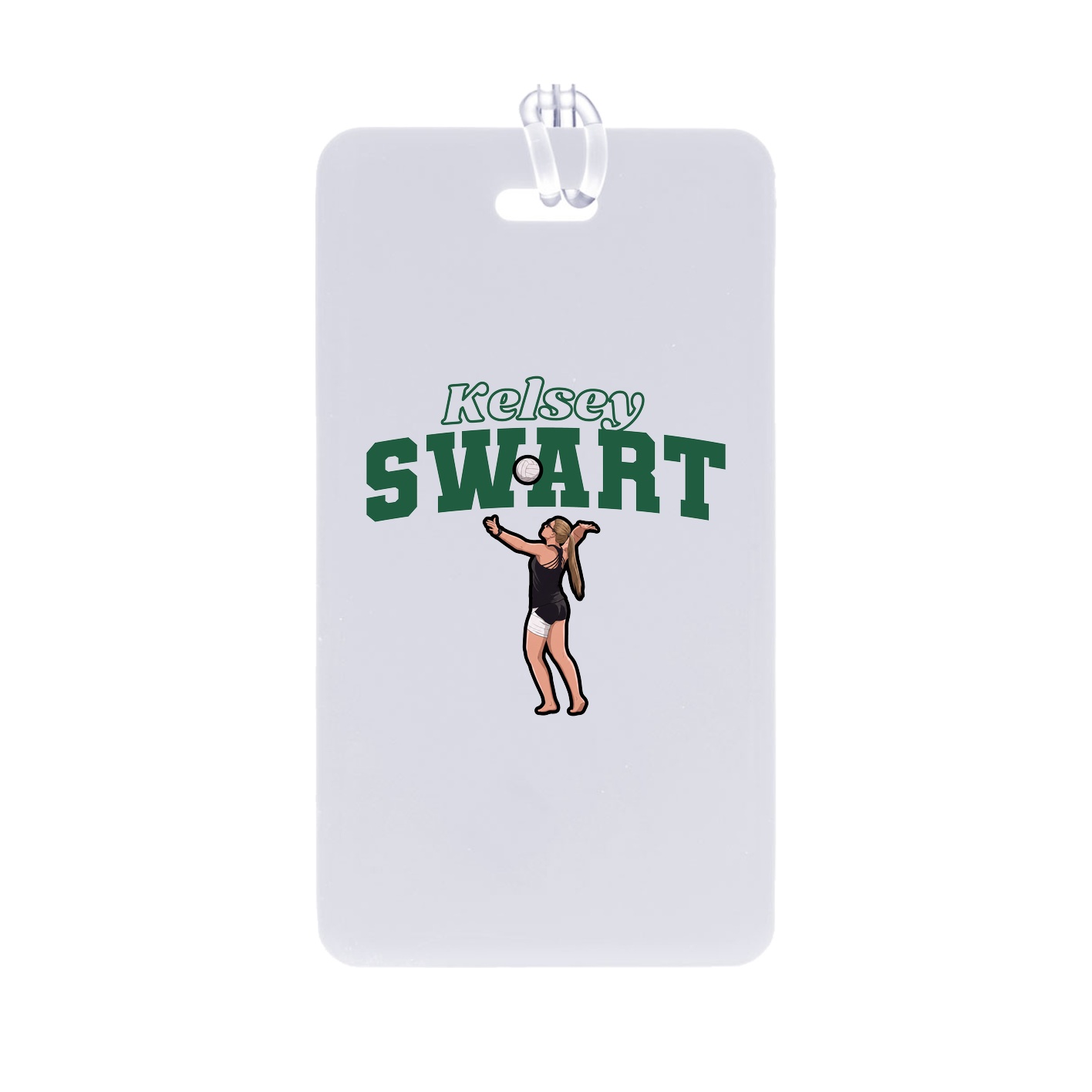 Bag Tag — Name Arch in Classic