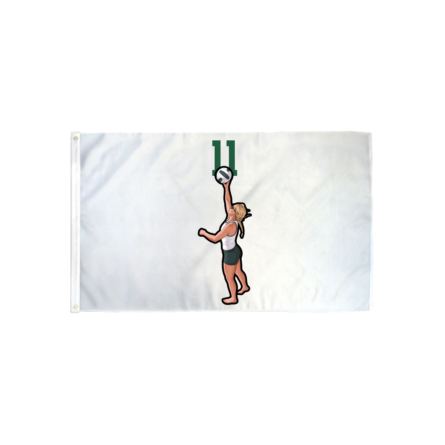 3x5 Flag — Number Top in Classic