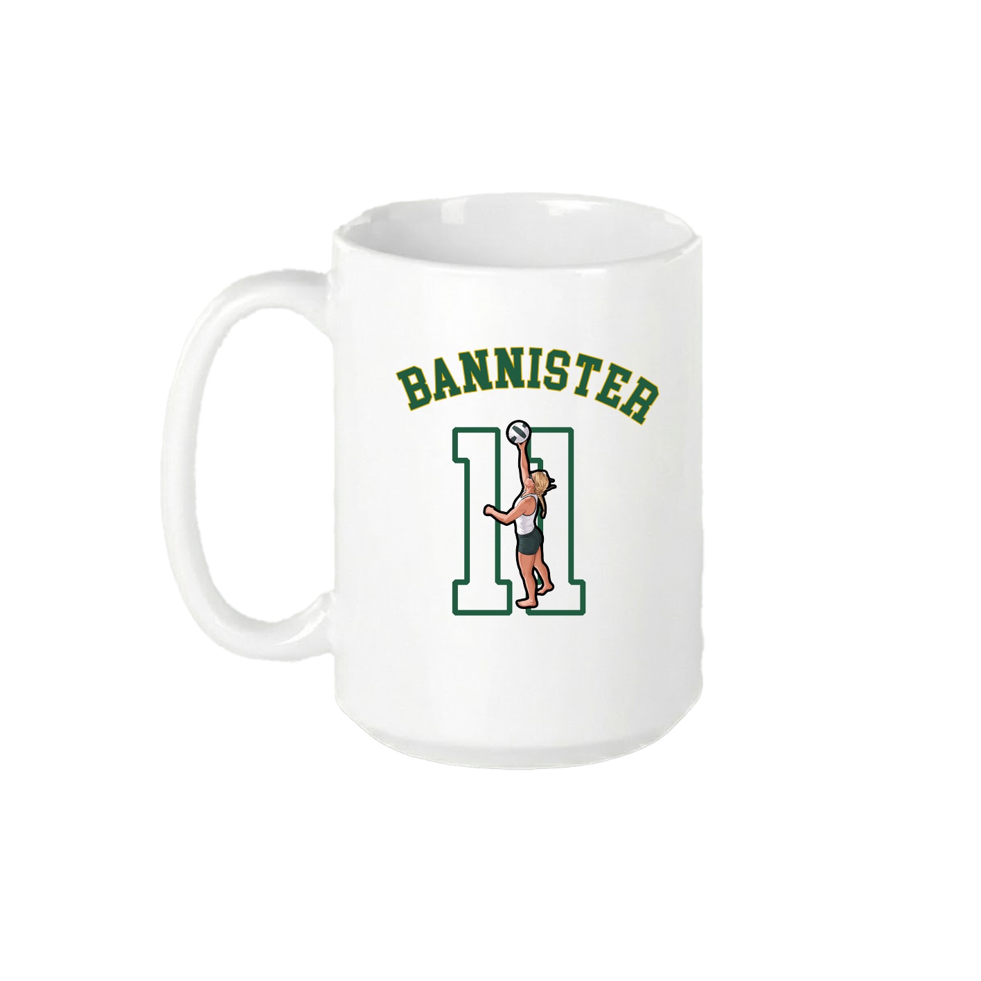 15oz Coffee Mug — Shirsey Arch in White