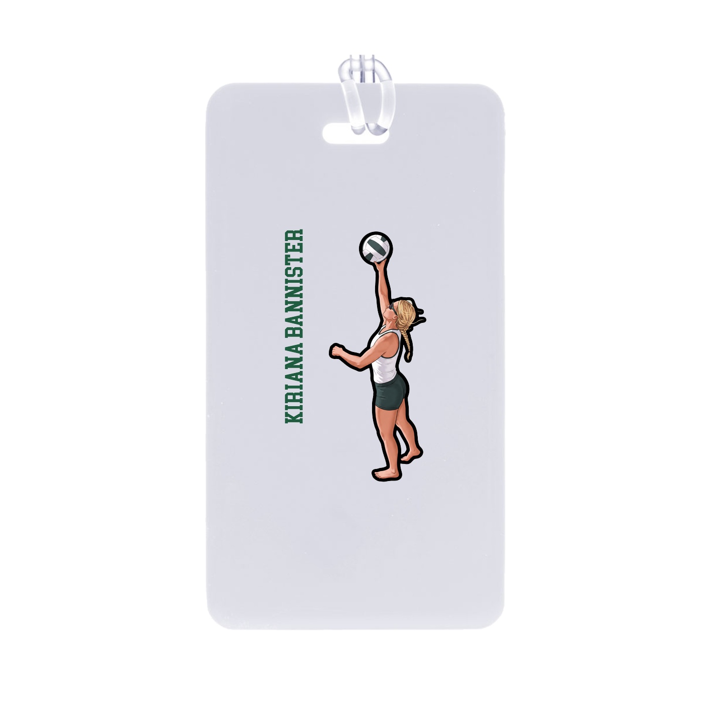 Bag Tag — Name Vertical in Classic