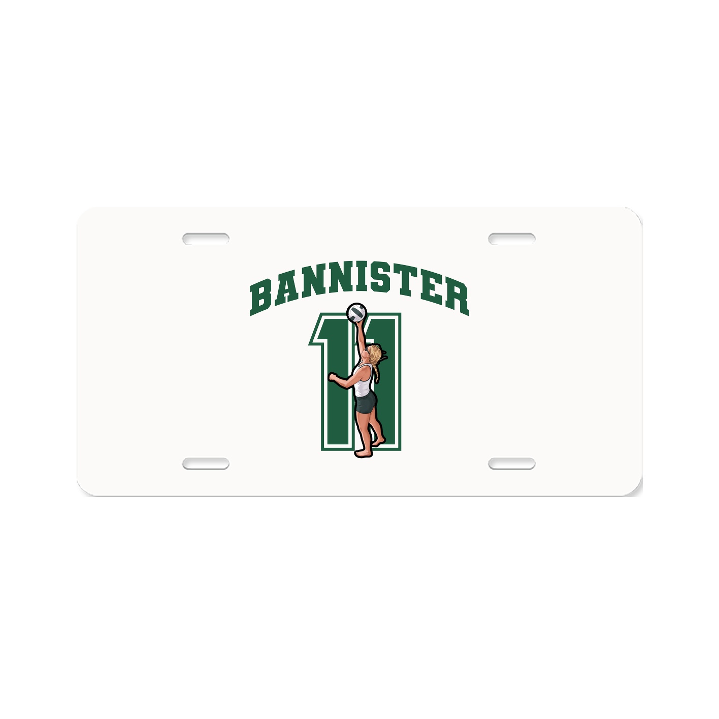 License Plate — Number in Classic