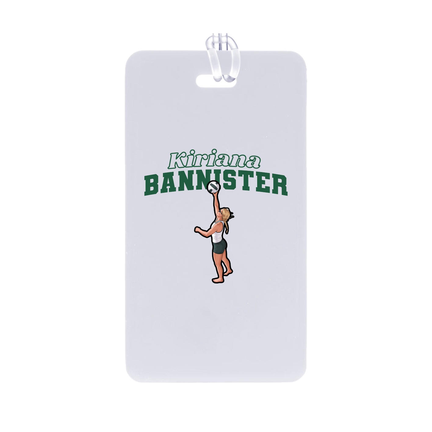 Bag Tag — Name Arch in Classic