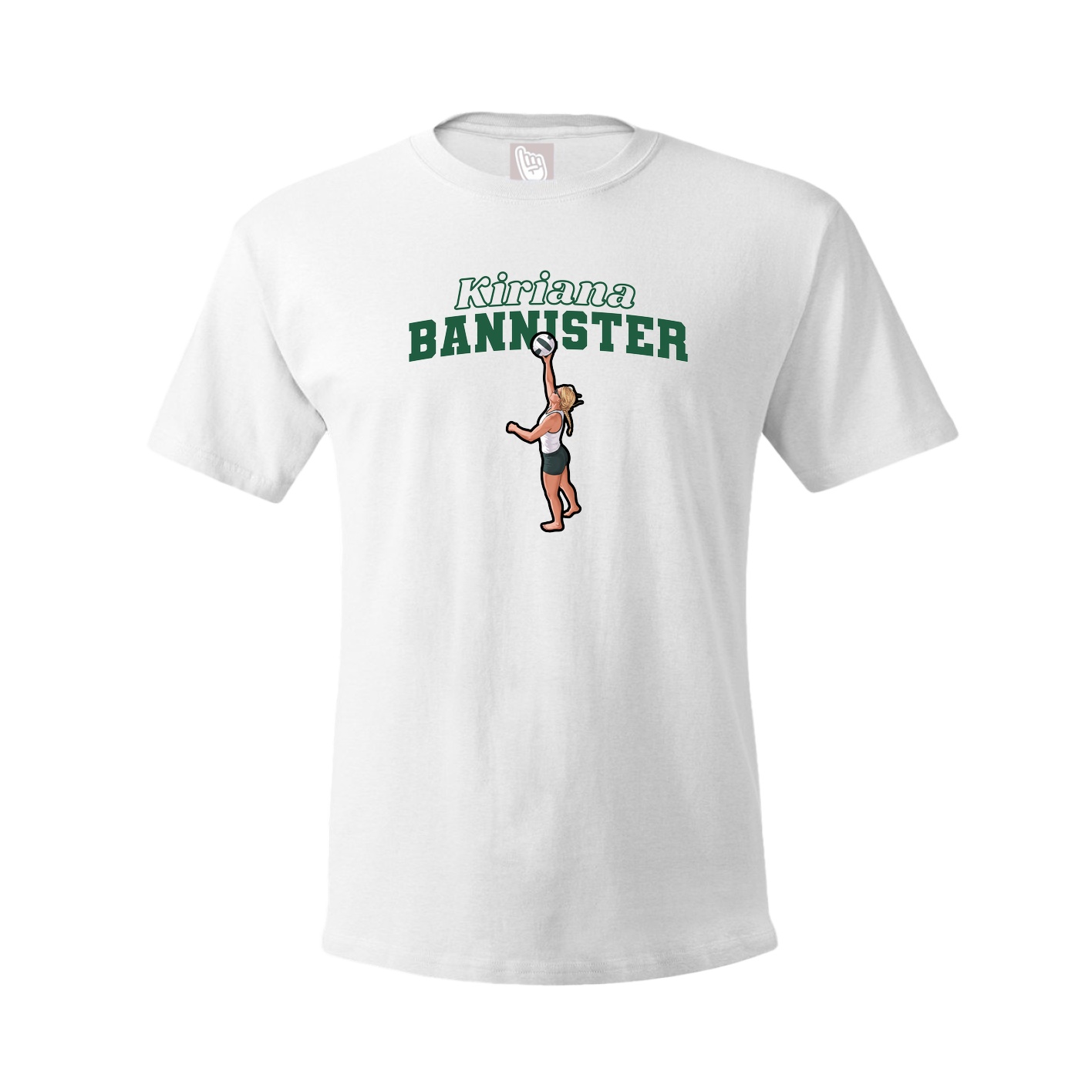Tee — Name Arch in White