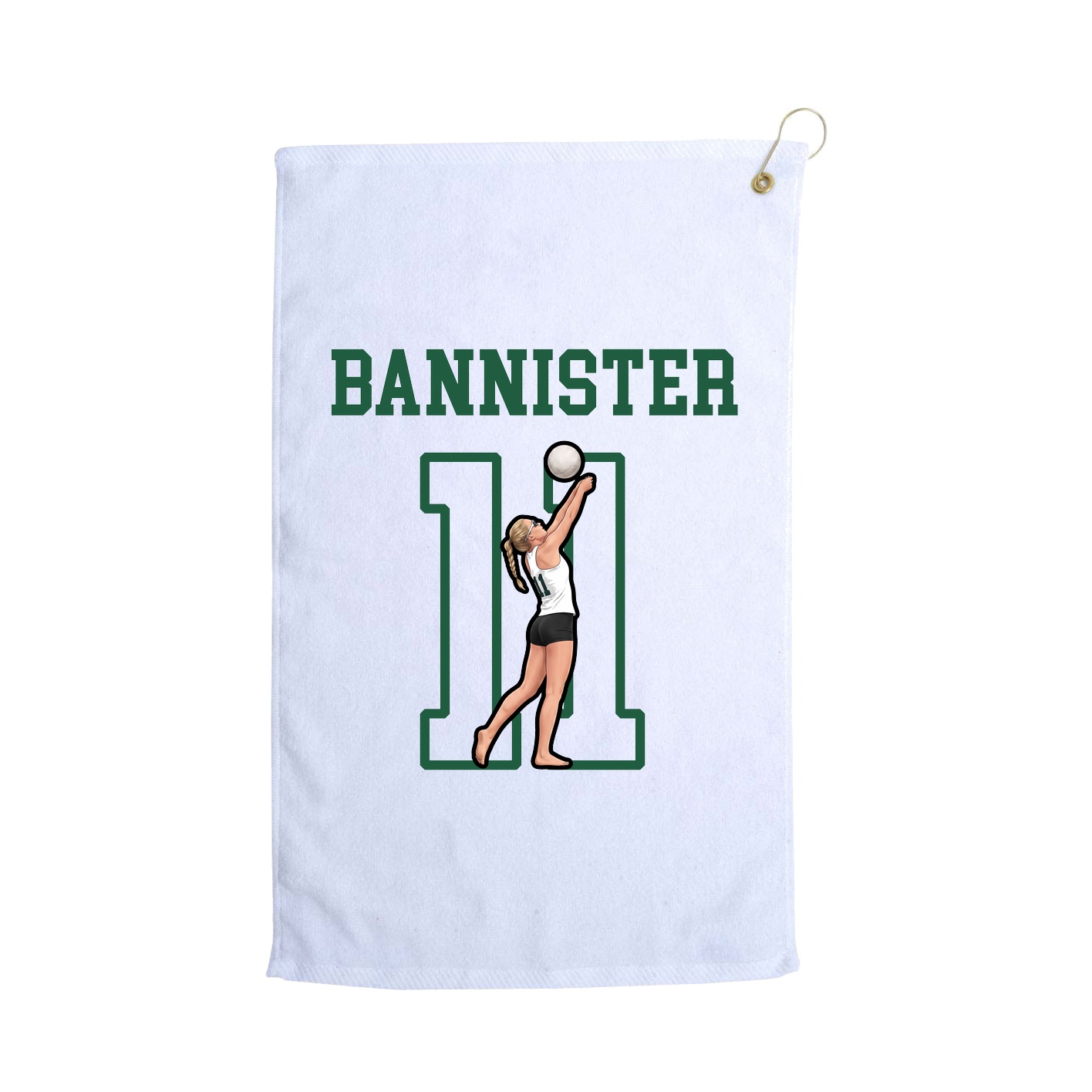 Golf Towel — Shirsey in White