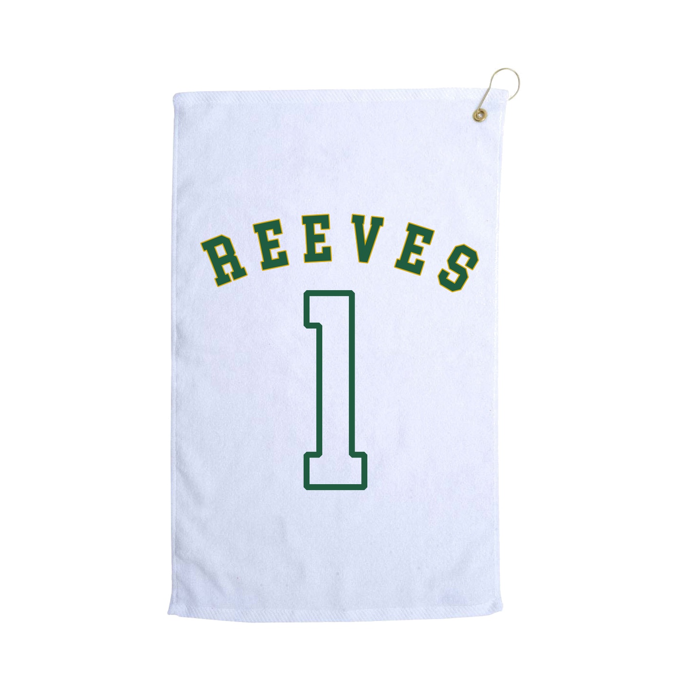 Golf Towel — Shirsey Arch in White