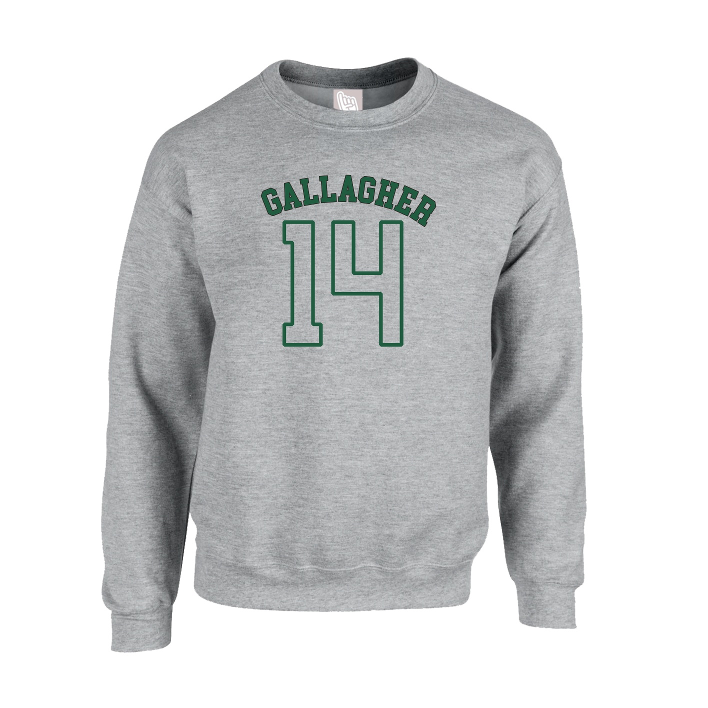 Fleece Crew — Shirsey Arch in Grey